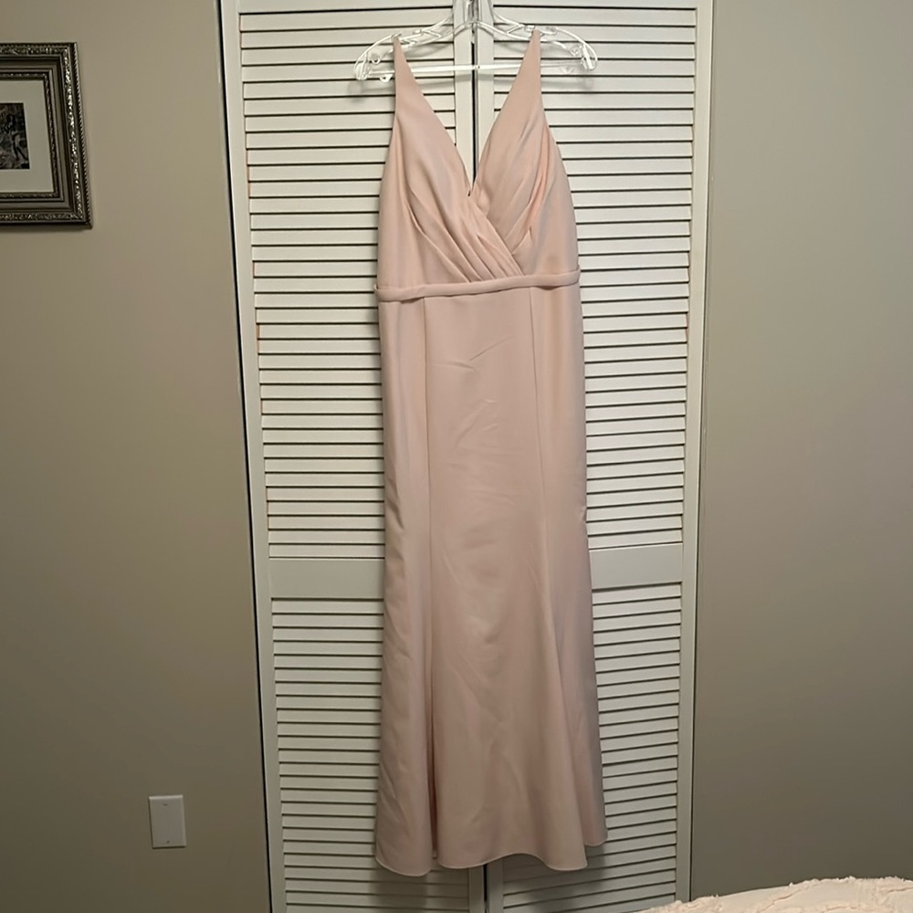 Bridesmaid dress light pink